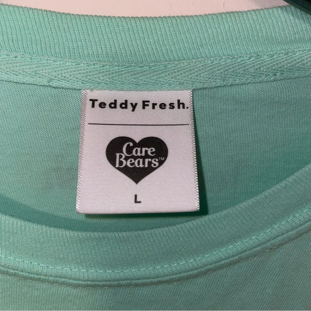 Teddy Fresh x Care Bears Long Sleeve Tee with Care Bear Design on Sleeves Large - Picture 2 of 7